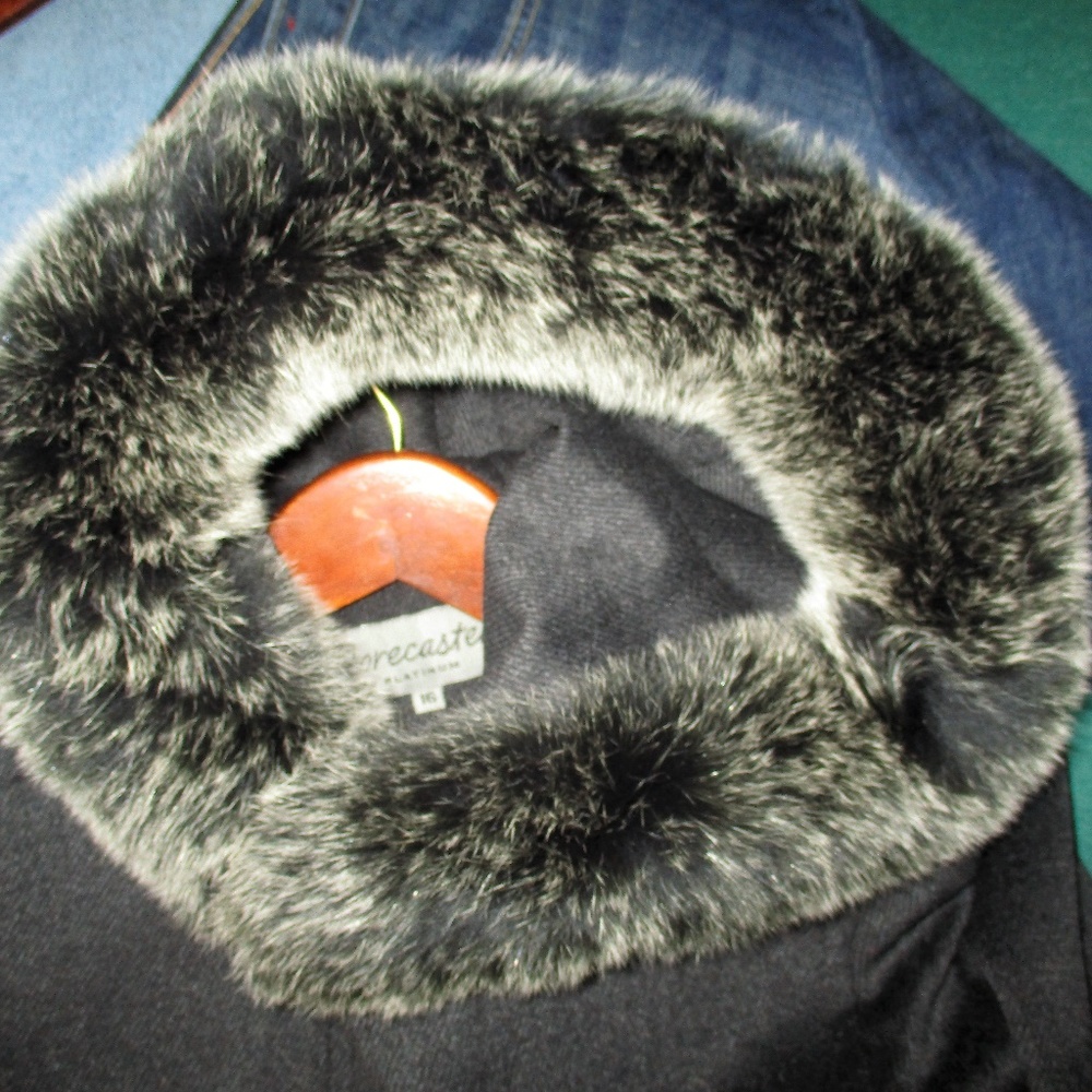 NWT Forecaster Platinum Wool Blend Coat Size 16 - Picture 7 of 8